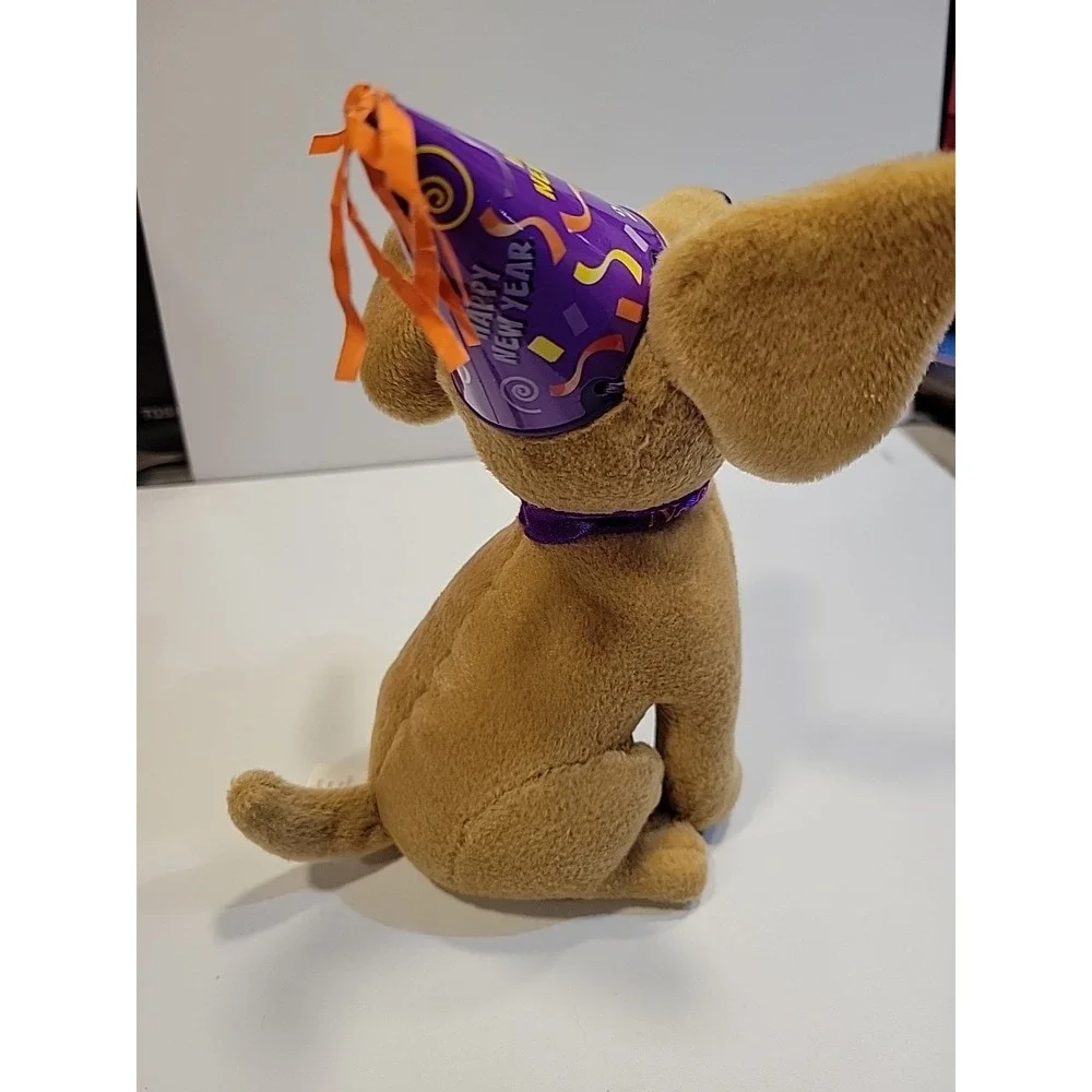 Talking Taco Bell Chihuahua Plush Yo Quiero Dog Happy New Year 2000 Puppy 6.5